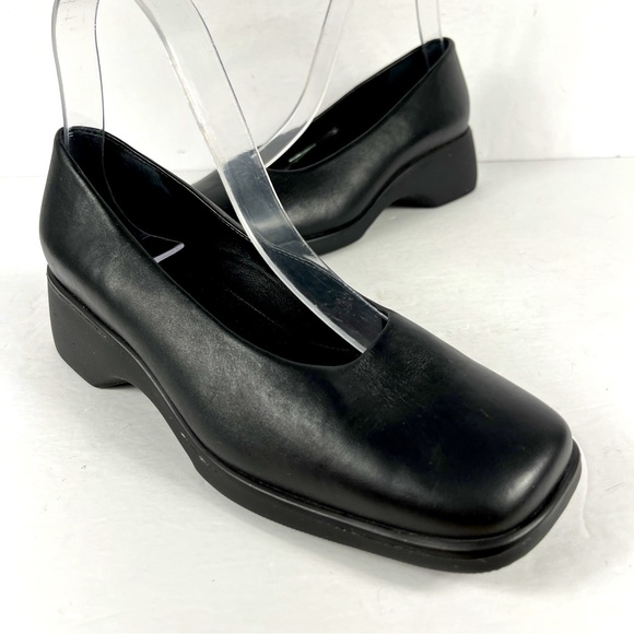 Rockport Shoes - Rockport leather shoes square toe heels women size 7.5